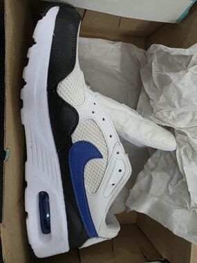 Nike Air Max White, Blue, & Black